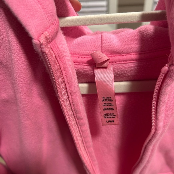 Skims Pink Zip-Up Hoodie size L - Picture 2 of 4